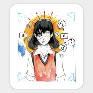 Midari Ikishima Sticker